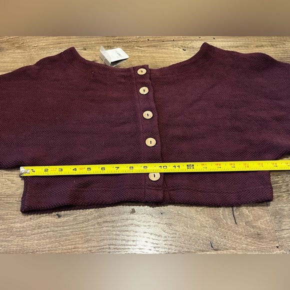 FREE PEOPLE 
Changing Tides Cotton Crop Top & Pants - purple- NWT- XS - Picture 15 of 16